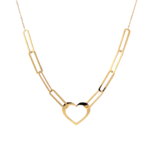 Milor - Girocollo oro giallo 9 kt con ciondoli portafortuna